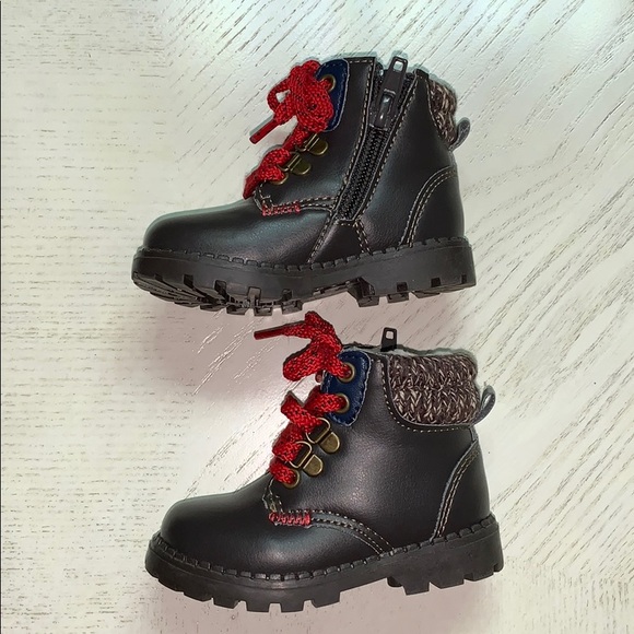 SALE🎉Baby Boy Brown Winter Shoes Size 2.5-3.5 - Picture 3 of 5